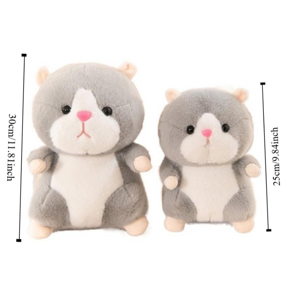Fluffy Hamster Plush Toy PP Cotton Hamster Stuffed Plushie Doll Plush Hamster Doll  Children Girl