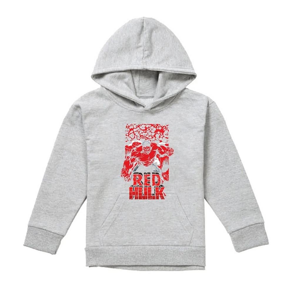 Captain America: Brave New World Childrens/Kids Red Hulk Comic Pull Over Hoodie