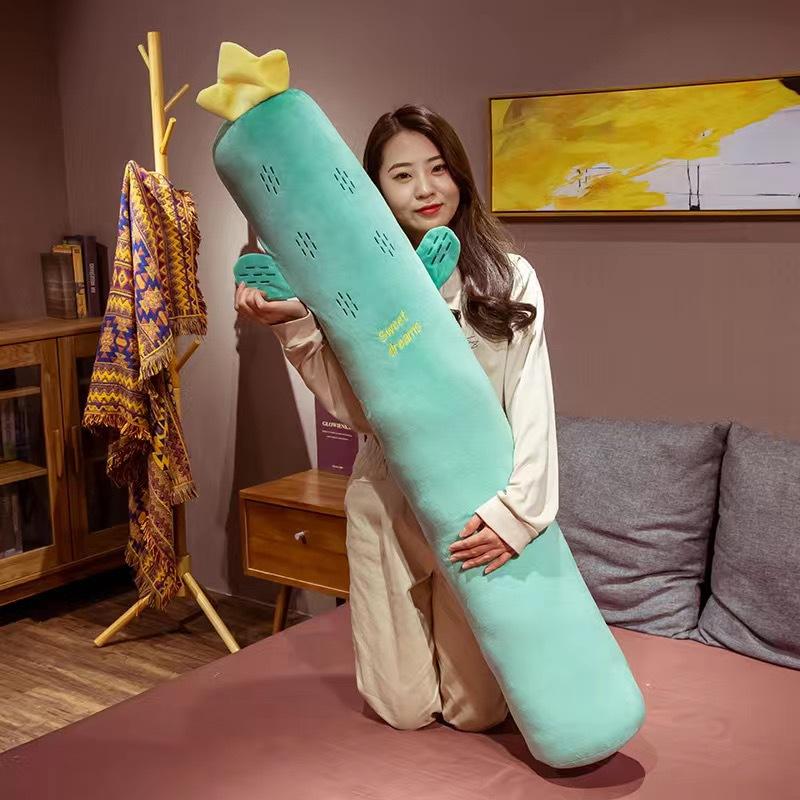 

Милая длинная подушка для девочек, спящих с большими подушками, которые можно отсоединять и стирать, с цилиндрической кроватью для беременных женщин, студентов общежития 130cm