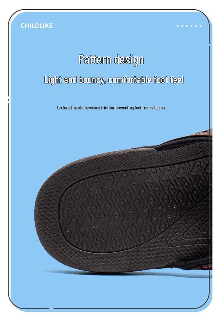HOBIBEAR Herren Sommer-Flip-Flops mit Fußgewölbeunterstützung und dicker Sohle für den Außenbereich, Strand oder Zuhause.
