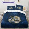 Set Copripiumino Trapuntato con Logo FC Luzern Federa Decorazione per la Casa Regalo di Compleanno (1 * copripiumino + 2 * federa, senza nucleo)