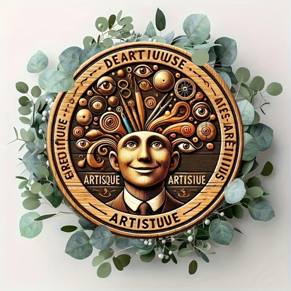 Garage Bar Metal Tin Sign Wall Decor 20x20cm