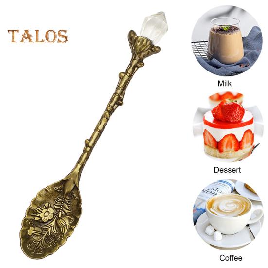 Suppenlöffel, Kunstkristall-Top-Geschirr, spülmaschinenfest, zuverlässig, Kaffee-Suppenlöffel, Küchenhelfer