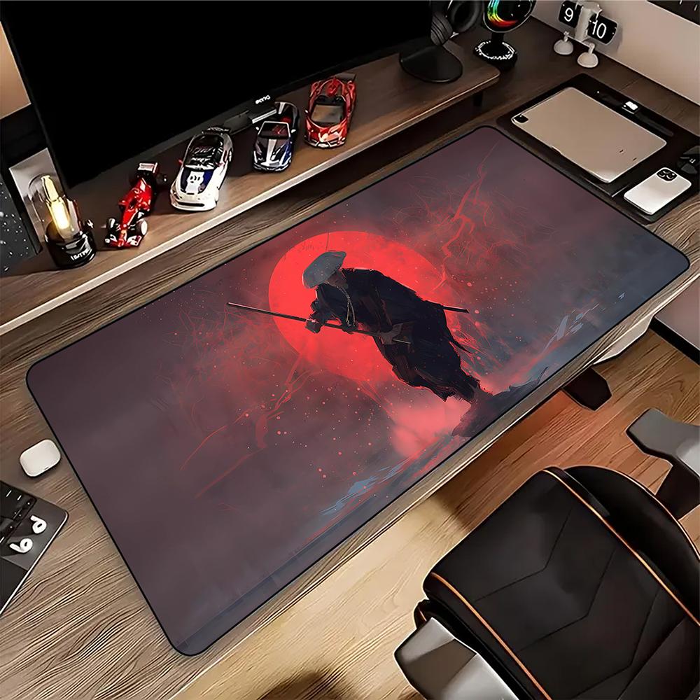 Japanese Great Wave OffChinese Style Dragon Mouse Pad for Gamer Setup Gaming Mousepad Rubber Keyboard Pads Pc Desk Mat xcm