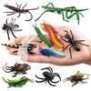 Insect Spider Butterfly Fish Dinosaur Dog Cat Horse Figurine Farm Animal Model Action Figure Hot Toy Set 12pc/set