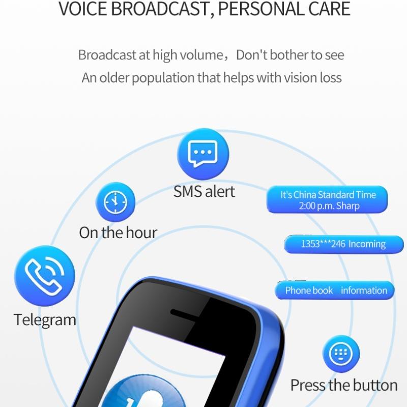 H11 1866 Multifunction Button Phone 2G GSM Students Elderly Mobile Phones Dual SIM Card Feature Phone