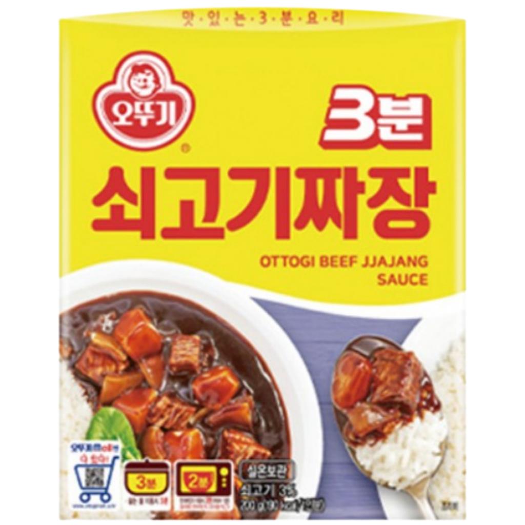 Ottogi 3 minutes. Sauce Jjajang Rapide et Facile 5 types