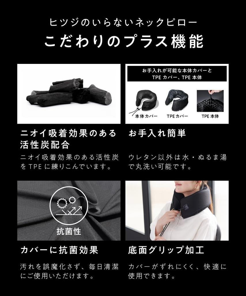 No-Sheep Neck Pillow, Memory Foam, High Rebound, Portable Travel Pillow, Perfect for Airplanes, Father's Day Gift