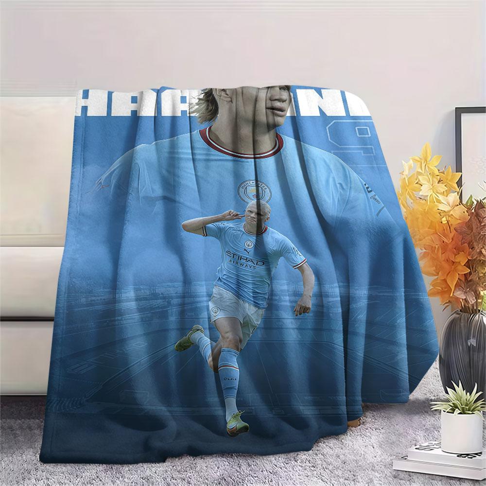 Erling Haaland Spirit Deken, Hoge kwaliteit Comfortabel voor Alle Seizoenen, Woondecoratie, Warmte en Comfort