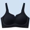 Red Seamless Push-Up Underwear for Women with Large Breasts - Comfortable Jelly Fixed Cup, Year of the Dog 2026 Edition