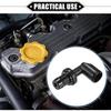 PCV Valve Compatible for Mazda 3 2007-2012 for Mazda CX-7 2007-2012, Durable Plastic Black Exhaust Positive Crankcase Ventilation Valve Fittings