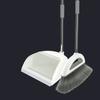 Ensemble balai magique et pelle à poussière en plastique, outils de nettoyage, balayeuse, essuie-glace pour sols, accessoires pour la maison, brosse de balayage multifonction