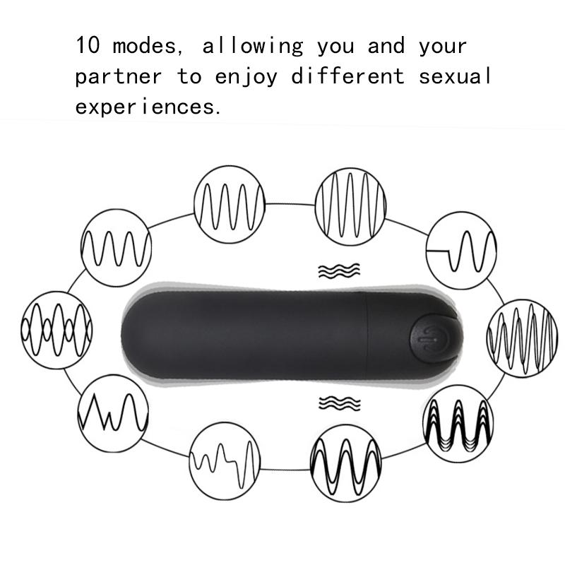 Wireless Remote Control Bullet Vibrator G Spot Vaginal Stimulator Clitoral Masturbator Dildo 10 Speed Anal Massager For Women