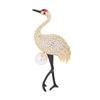 Squisita Gru Brooch di Lusso e di Alta Gamma