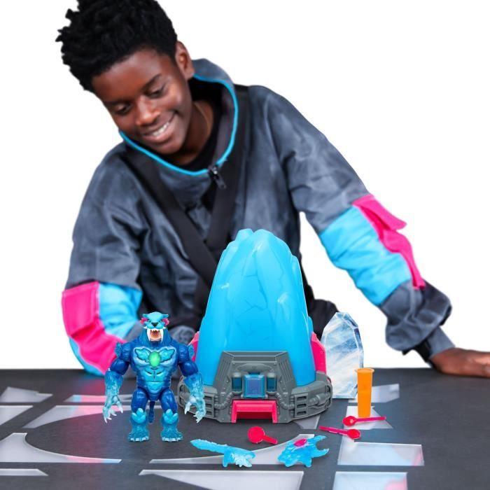 Kryo laboratoř - hračky losí - pan. zvířecí laboratoř - 18 cm, 30 světel a zvuků, 2 šelmy ke sbírání