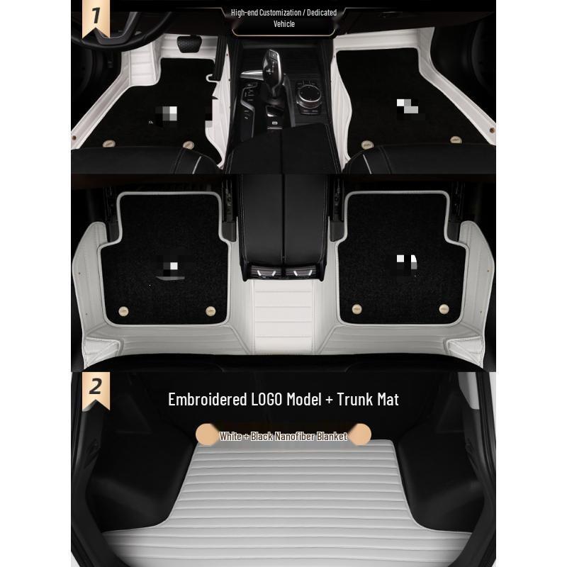 Volkswagen T-Cross Full Coverage Anti-Slip Car Mats, Easy Clean, Wear-Resistant Carpet Style