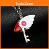 Cardcaptor Sakura Stylish Necklace Alloy Electroplated Unisex Ideal For Memorial Keepsake