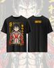 One Piece Luffy Anime Print T-Shirt aus reiner Baumwolle für Herren und Damen, lässige Mode, übergroßes Anime-Merchandise T-Shirt