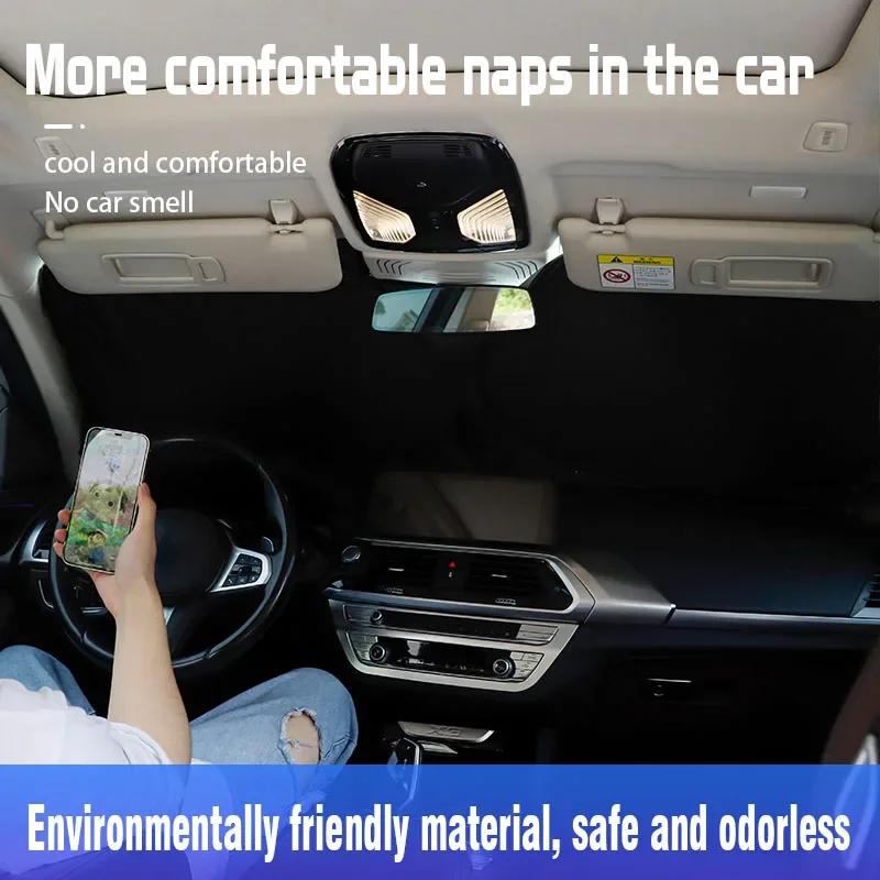 KXMHU1 Car Sticker Car Windshield Sun Shade Visor UV Protection Shield For BMW Performance M3 M4 M5 F25 F26 F15 F16 E90 E91 E92 E60 E84