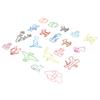 100pcs Animal Shaped Paper Clips Cute Funny Assorted Colors Metal Bookmarks Paper Clips for Books Notes