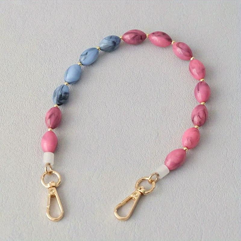 Multipurpose Beaded Pearl Strap Phone Chain Anti-lost 42cm Crossbody Bag Chain Sling 120cm Doll Chain Bag Accessory