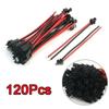 120pcs 2Pin  Plug SM Connector Terminal Male Female Wire Connector Adapter