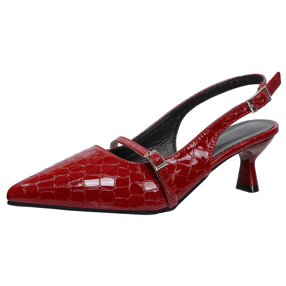 Fashion Women Pointed Toe Shallow Sandals Sexy Comfort Designer Shoes Women High Heels Retro Fashion Sandals New Summer Shoes for Women