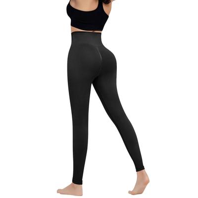 Damenmode, einfarbig, Yogahose, hoch taillierte, dünne Jogginghose, Fitnesshose