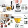 Boule à thé - Infuseur à chaîne - Inox 304 - Plateau d'égouttement - 5,5 x 4,5 cm