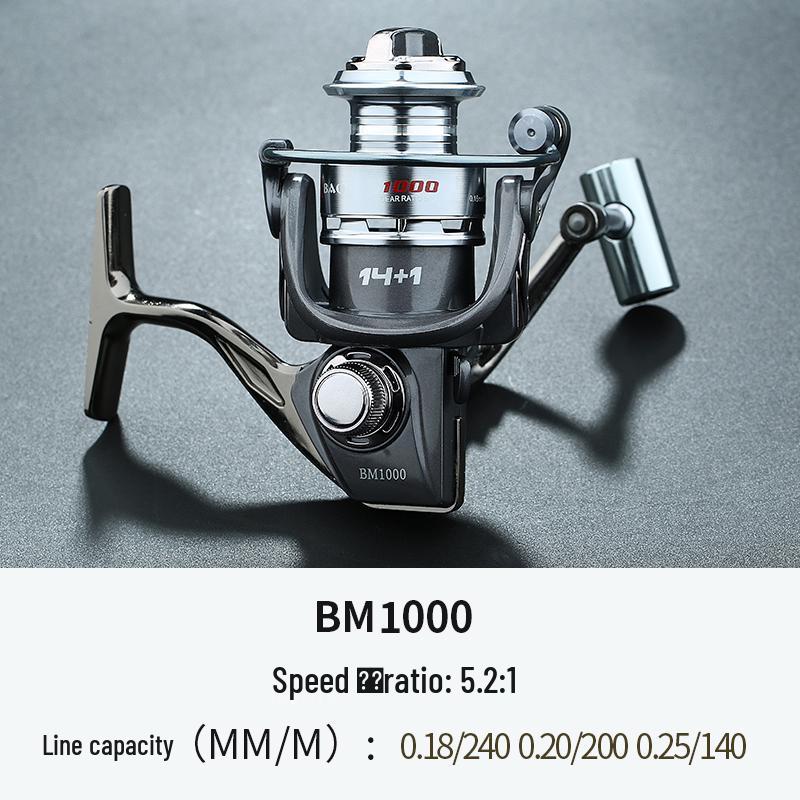 

All-Metal Long Cast Fishing Reel for Sea and Rock Fishing Interchangeable Left/Right Hand