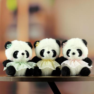 Panda Fee Pluche Pop Sleutelhanger: Leuk bedeltje voor meisjestassen en cadeautjes