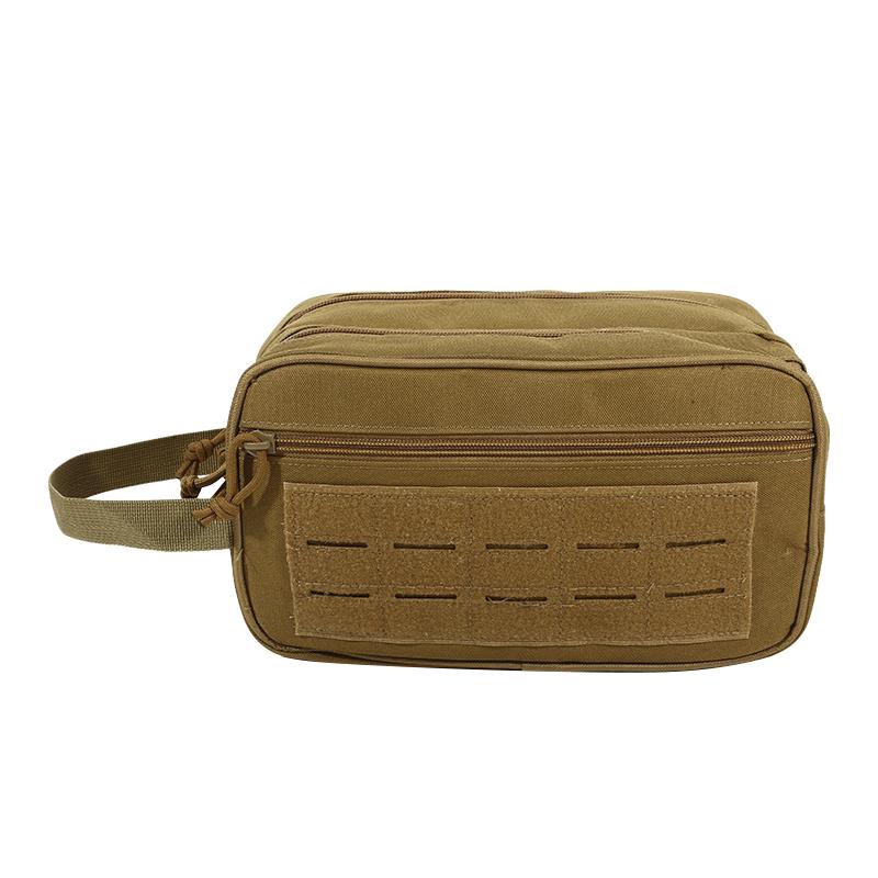 Tactical Mens Toiletry Bag Waterproof Oxford Cloth Molle Hanging Organizer For Travel Outdoor Daily Toiletry Storage Kit хаки