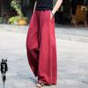 Women's Wide Leg Ramie Cotton Linen Pants - Spring/Summer 2025 Collection