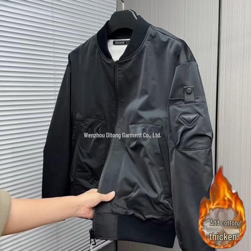 Men's Spring/Autumn 2025 Versatile High-End Outdoor Baseball Jacket