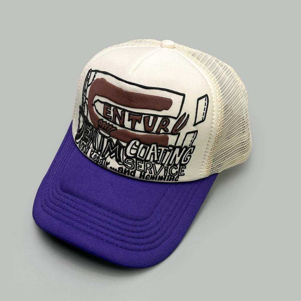 Amerikanischer Stil 3D-gedruckte Buchstaben Baseballkappen Neu Unisex Sonnenschutz Persönlich Atmungsaktiv Farbblock Vielseitig Netz Trucker Caps