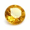 Žlutý safír 6,05 karátu Přírodní kulatý CERTIFIKOVANÝ volný drahokam Jako dárek Safír SU-945-R