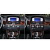 Carbon Fiber Car Air Conditioner CD Control Panel Trim Cover Frame Stickers For BMW 5 Series E60 2008-2010 Styling Accessories