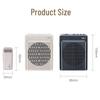 Deli LT920J 13W Clip-on Portable Voice Amplifier CN plug (adapter included)