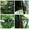 Tree Hanging Tent 2-in-1 Air & Ground Shelter, Large Space Outdoor Portable Camping Tent, Waterproof Windproof Mosquito Proof