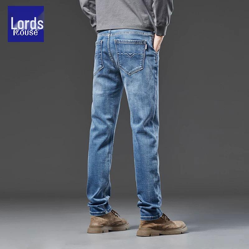 Loz 2026 Men's Relaxed Fit Straight-Leg Jeans