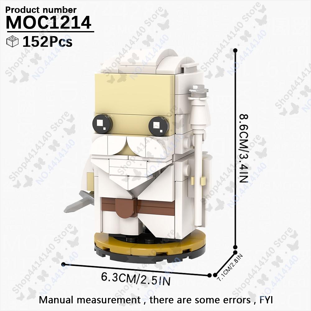MOOXI King Of Ring Movie Eye Of Sauron Dragon Brickheadzed Figure Model Building Block Set MOC Brick Kit DIY Toys For Kids Gifts