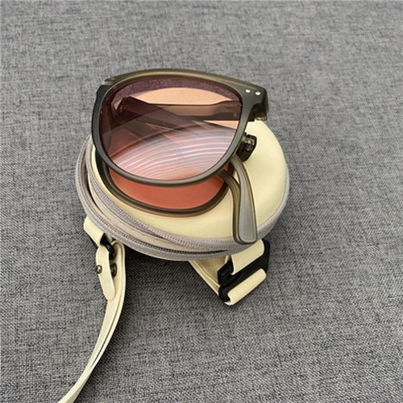 Latest Women's Stylish Foldable Sun Glasses Women's Designer Glasses UV400 Protection Eye Wear Lady Classic Style Sun Glasses Women's Eye Wear
