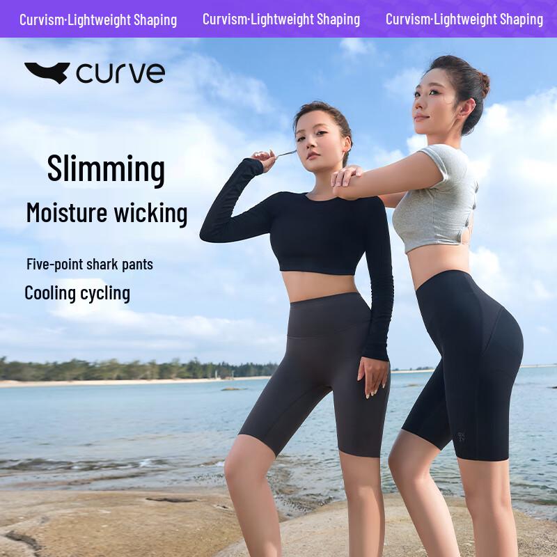 

Женские утягивающие велосипедные шорты до середины икры для йоги M