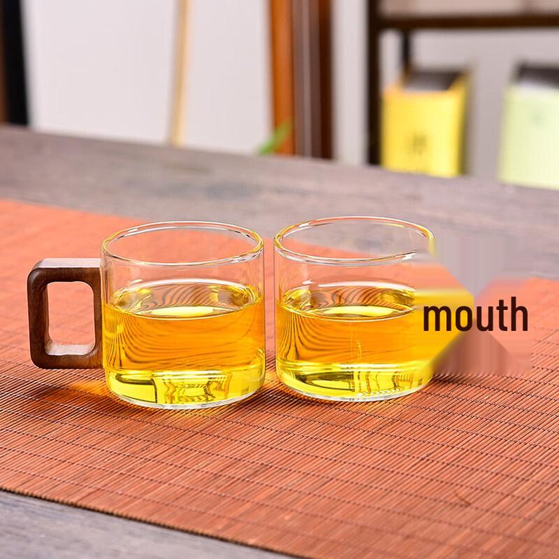 ZISIZ Thickened High Borosilicate Glass Teacup