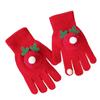Christmas Gingerbread Man Gloves for All Ages Soft Knitted Gloves Lovely Festival Theme Hand Gloves for Christmas Wear