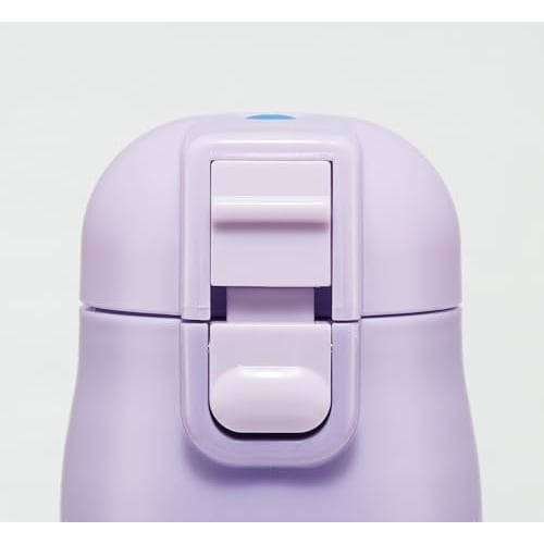 Skater Children's Stainless Steel Water Bottle, 2-Way, 470ml (Direct Drinking) or 430ml (Cup Drinking), Child-Friendly and Lightweight, Sanrio Kuromi