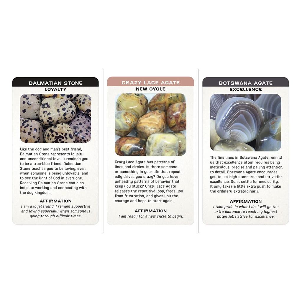 Kancharo 70-Card Oracle Card Set, Tarot Card Reading [Crystal Message Cards] Includes Japanese Oracle Card Basic Instructions & Pouch (Authentic)