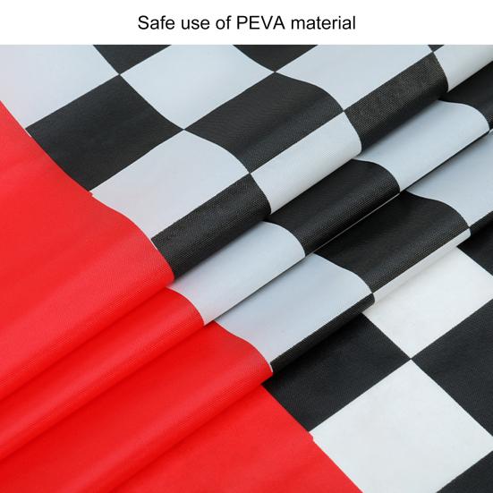 3Pcs Table Cloth Lightweight Portable Classic Retro Racing Car Style Tablecloths for Racing Fans Car Party Decoration