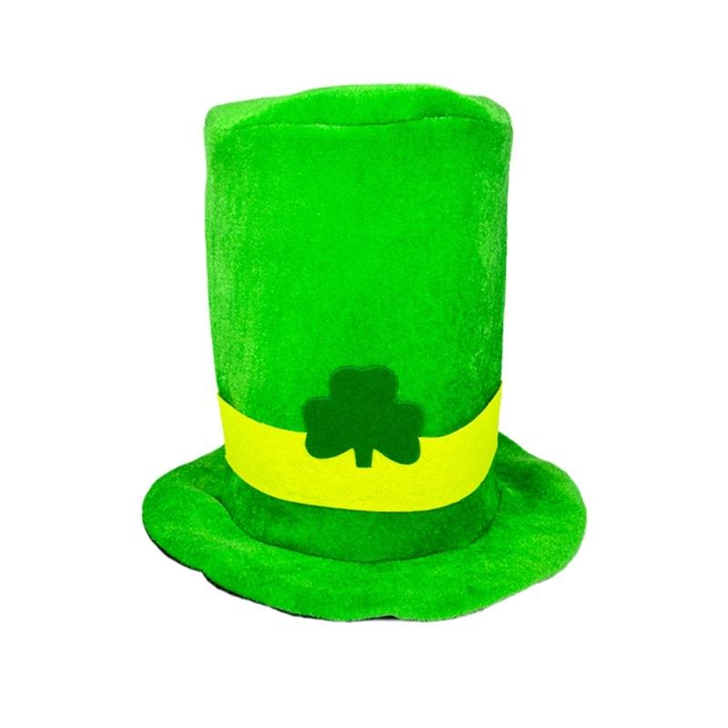Multifunctional Parties and Event Comfortable Patricks Day Tops Hat and Beard Set Fashion Accessory Party Supplies
