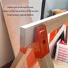 High Strength Sawhorse Brackets Tool Without Installation Slip Resistant Grip Open Frame For Precise Woodworking Alignment